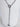 Tenzin necklace by Matte, black enamel Y-chain lariat necklace with toggle clasp