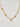Xara necklace by Matte, gold filled chain with crystal pendant on white background