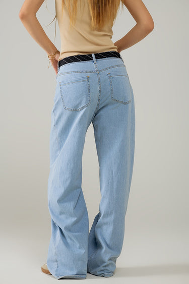 Zaria Jeans back view highlighting comfortable waist and easy drape