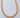Zenith Necklace by Matte, gold filled curb chain, 14 inch plus 6 inch extender, on white background