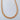 Zenith Necklace by Matte, gold filled curb chain, 14 inch plus 6 inch extender, on white background